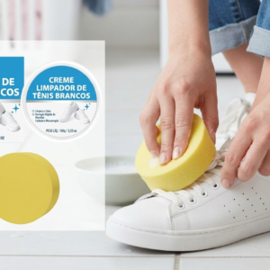 Limpador Suave para Sapatos Sem Enxágue & Creme Clareador (Somente HOJE!)🔥
