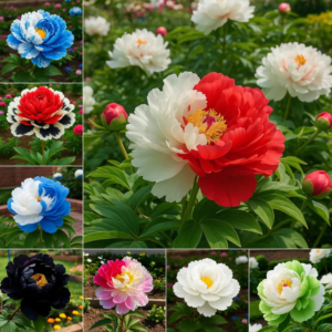 Peônias Duplas Raras que Florescem Grandes e Deslumbrantes 🌸 (Somente HOJE!)🔥